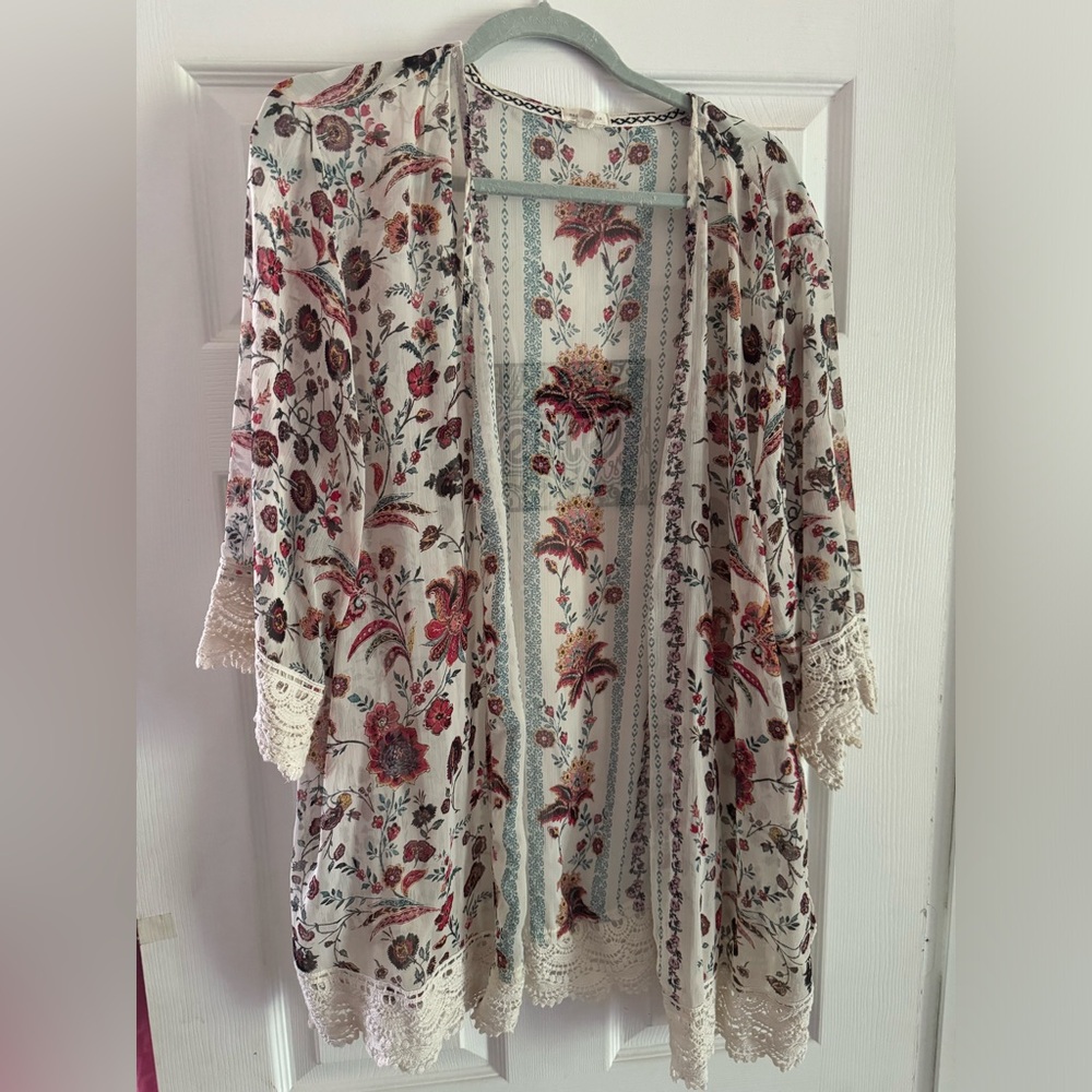 Sheer Coverup Cardigan